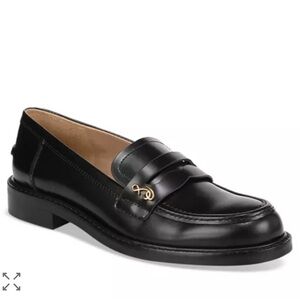 Sam Edelman “Colin” Black Leather Loafers